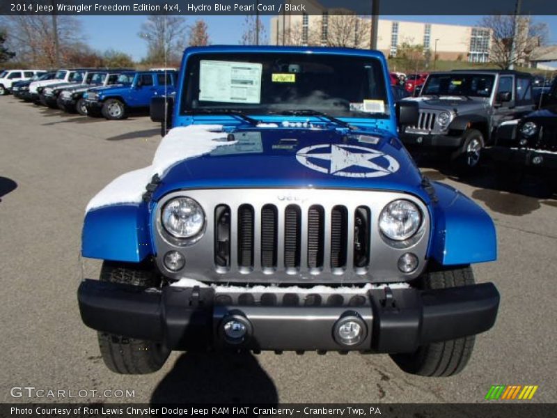 Hydro Blue Pearl Coat / Black 2014 Jeep Wrangler Freedom Edition 4x4