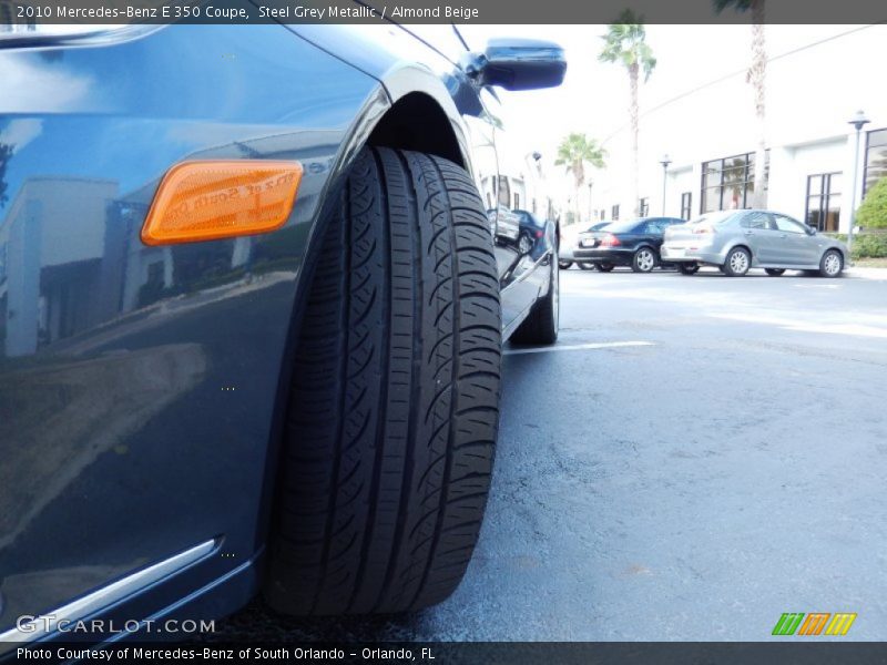 Steel Grey Metallic / Almond Beige 2010 Mercedes-Benz E 350 Coupe