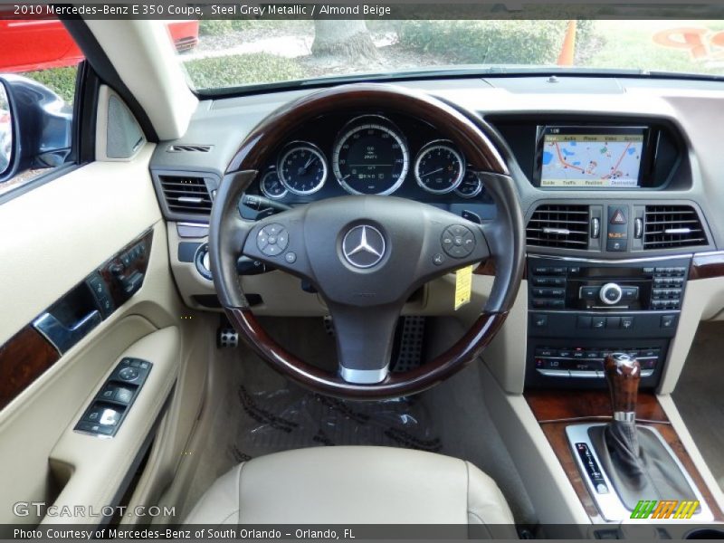 Steel Grey Metallic / Almond Beige 2010 Mercedes-Benz E 350 Coupe