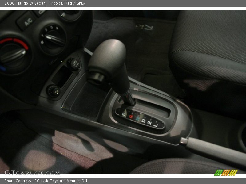 Tropical Red / Gray 2006 Kia Rio LX Sedan