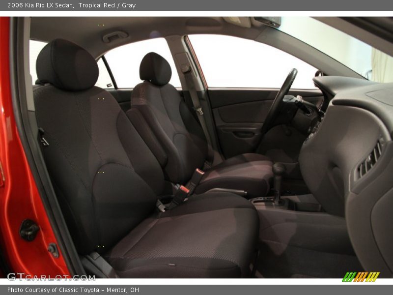 Tropical Red / Gray 2006 Kia Rio LX Sedan