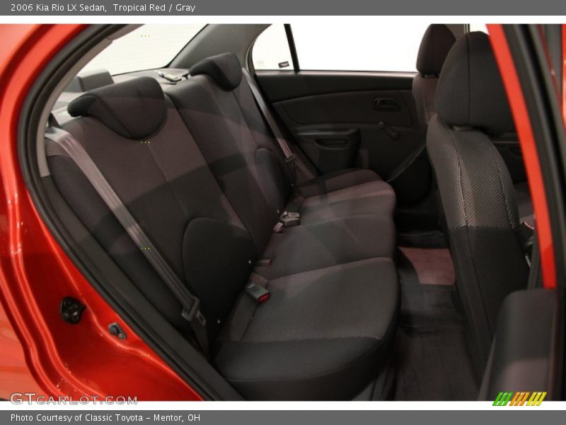 Tropical Red / Gray 2006 Kia Rio LX Sedan