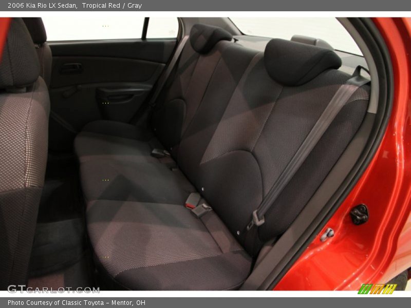 Tropical Red / Gray 2006 Kia Rio LX Sedan