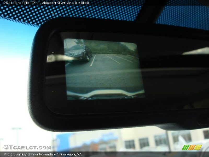 Alabaster Silver Metallic / Black 2011 Honda Pilot EX-L