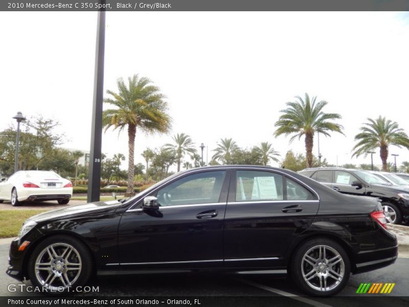 Black / Grey/Black 2010 Mercedes-Benz C 350 Sport