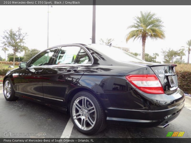 Black / Grey/Black 2010 Mercedes-Benz C 350 Sport