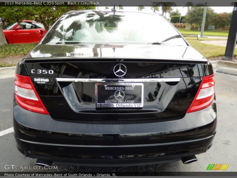 Black / Grey/Black 2010 Mercedes-Benz C 350 Sport