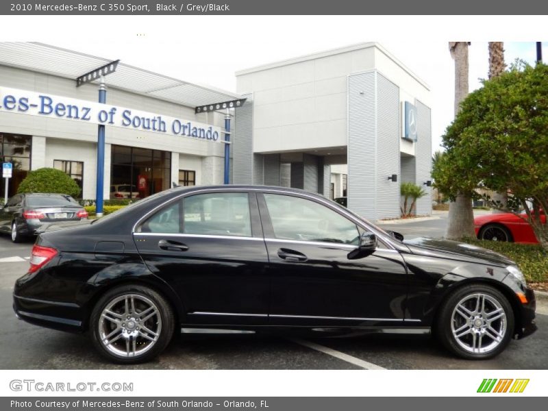 Black / Grey/Black 2010 Mercedes-Benz C 350 Sport