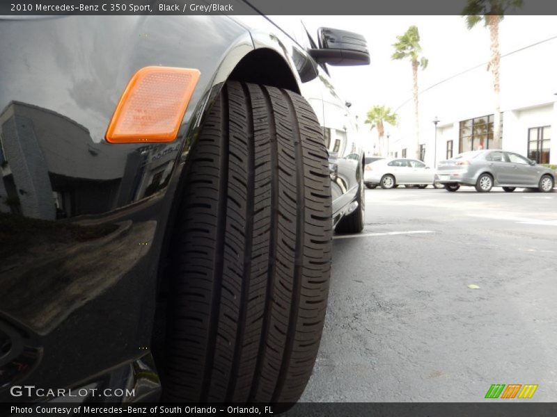 Black / Grey/Black 2010 Mercedes-Benz C 350 Sport