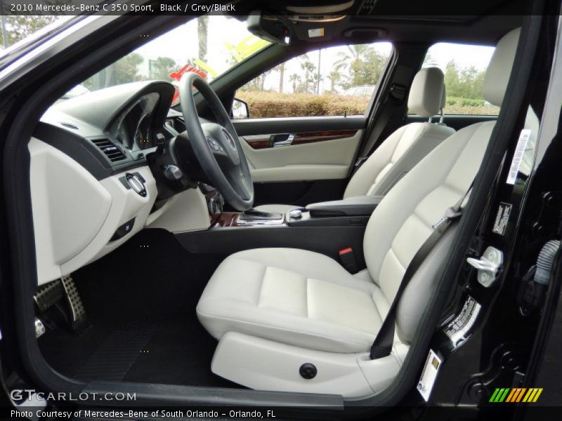 Black / Grey/Black 2010 Mercedes-Benz C 350 Sport