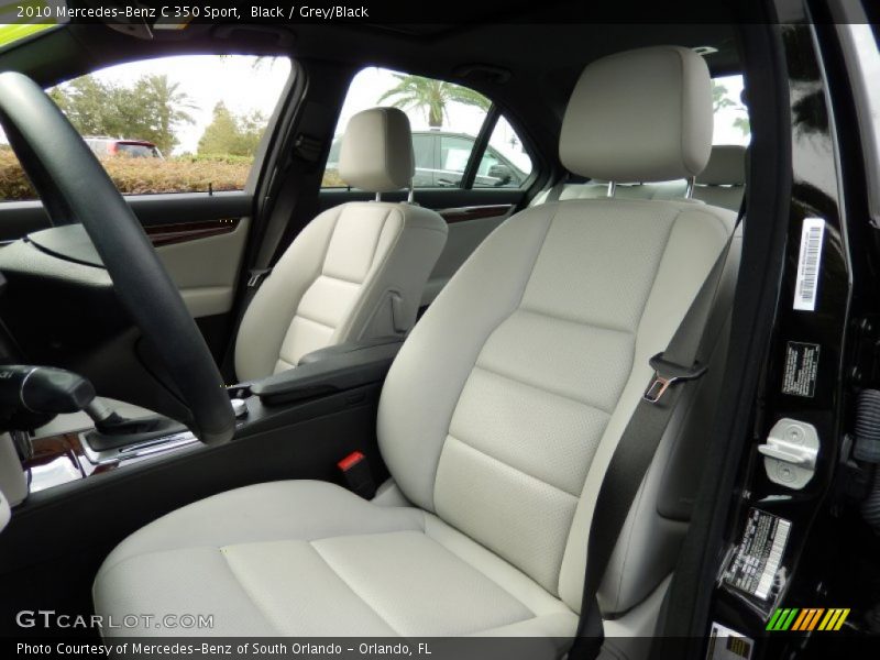 Black / Grey/Black 2010 Mercedes-Benz C 350 Sport