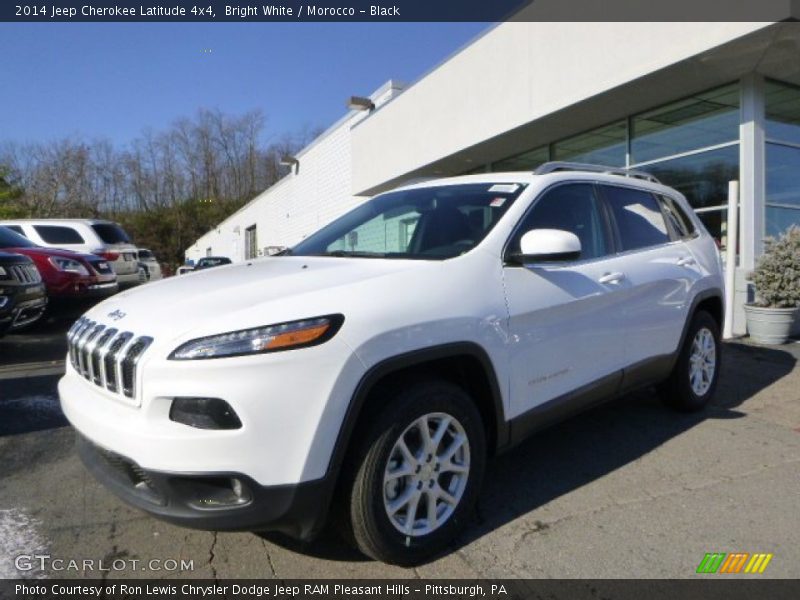 Bright White / Morocco - Black 2014 Jeep Cherokee Latitude 4x4