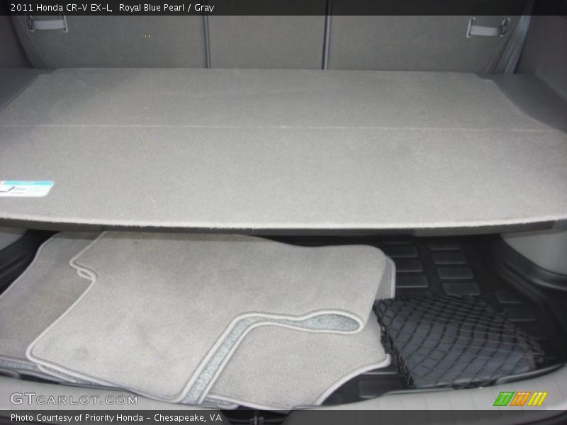 Royal Blue Pearl / Gray 2011 Honda CR-V EX-L