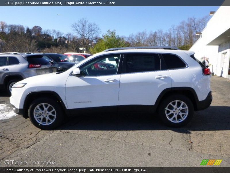 Bright White / Morocco - Black 2014 Jeep Cherokee Latitude 4x4