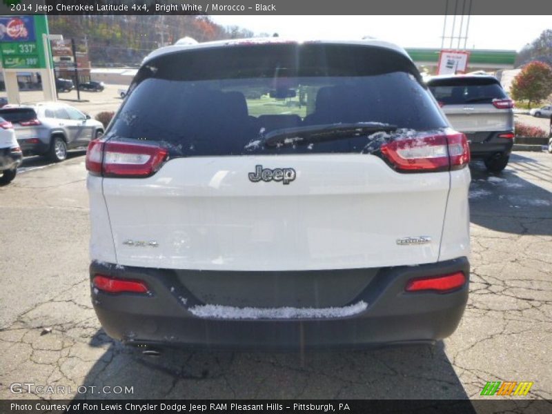 Bright White / Morocco - Black 2014 Jeep Cherokee Latitude 4x4