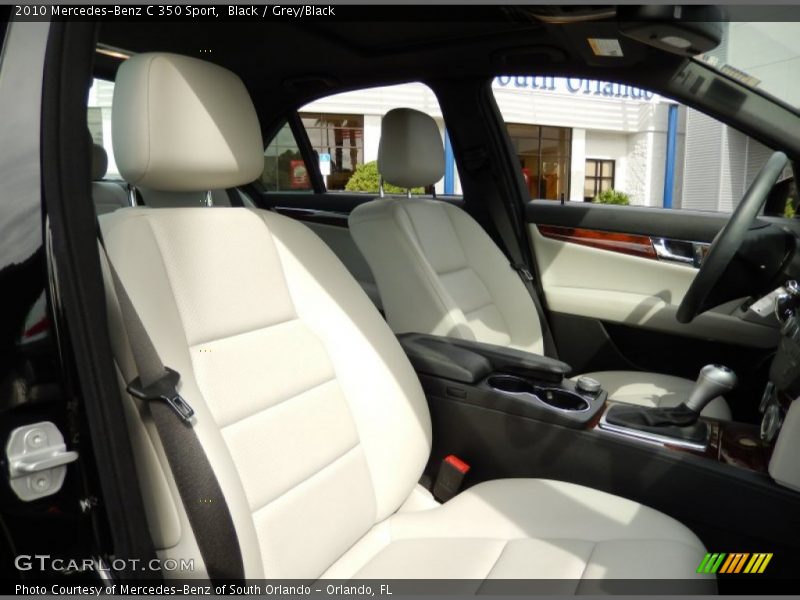Black / Grey/Black 2010 Mercedes-Benz C 350 Sport