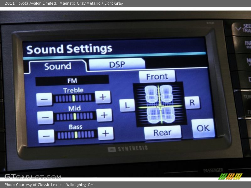 Magnetic Gray Metallic / Light Gray 2011 Toyota Avalon Limited