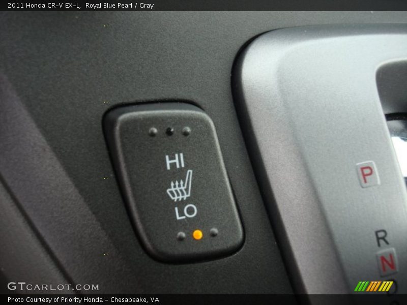 Royal Blue Pearl / Gray 2011 Honda CR-V EX-L