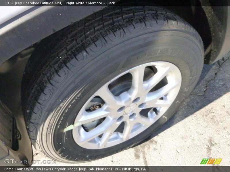 Bright White / Morocco - Black 2014 Jeep Cherokee Latitude 4x4