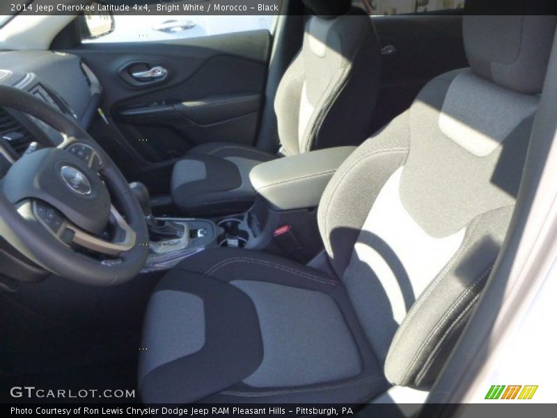 Bright White / Morocco - Black 2014 Jeep Cherokee Latitude 4x4