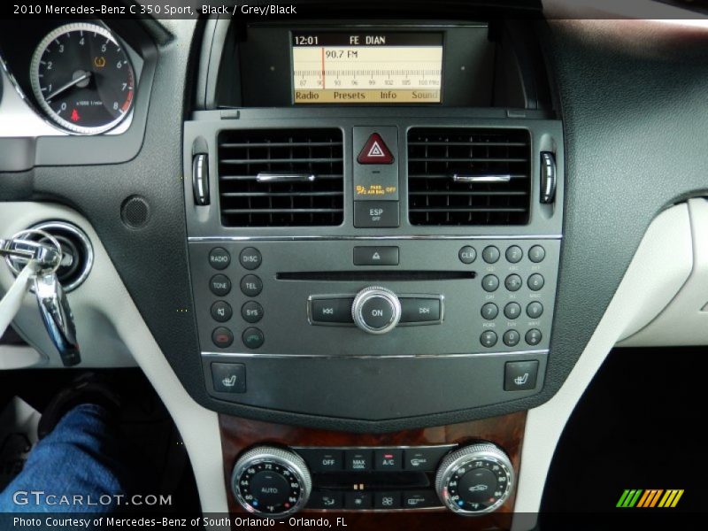 Black / Grey/Black 2010 Mercedes-Benz C 350 Sport