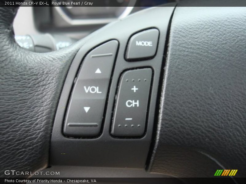 Royal Blue Pearl / Gray 2011 Honda CR-V EX-L