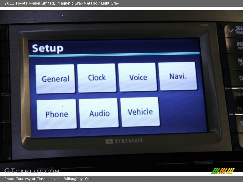 Magnetic Gray Metallic / Light Gray 2011 Toyota Avalon Limited