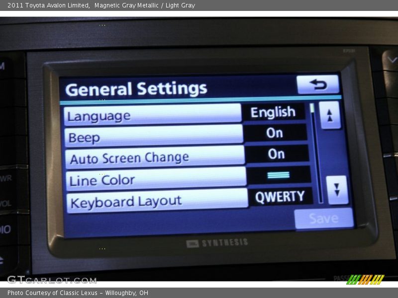 Magnetic Gray Metallic / Light Gray 2011 Toyota Avalon Limited