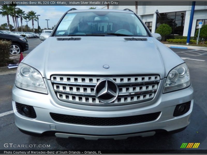 Iridium Silver Metallic / Ash Grey 2008 Mercedes-Benz ML 320 CDI 4Matic