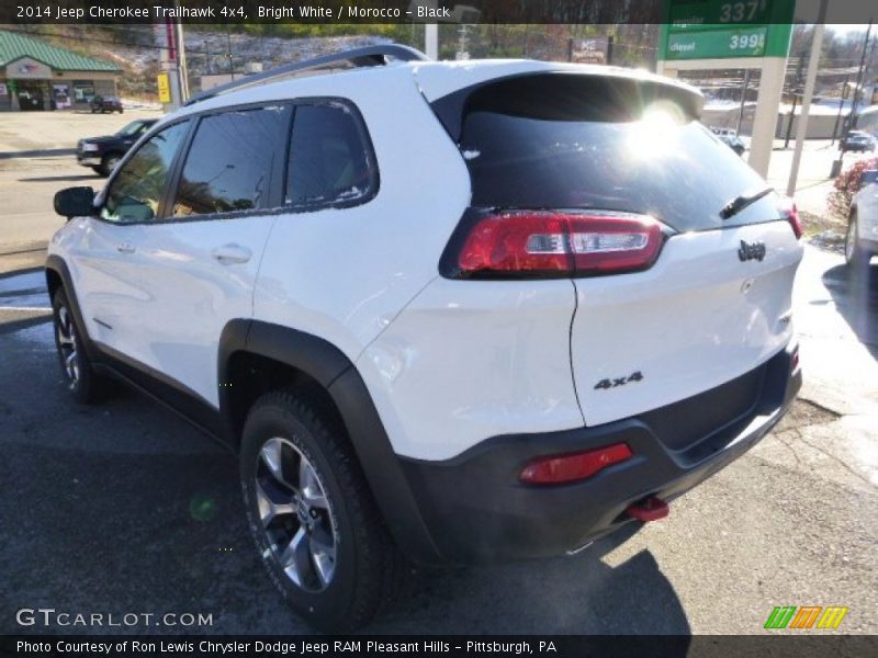 Bright White / Morocco - Black 2014 Jeep Cherokee Trailhawk 4x4