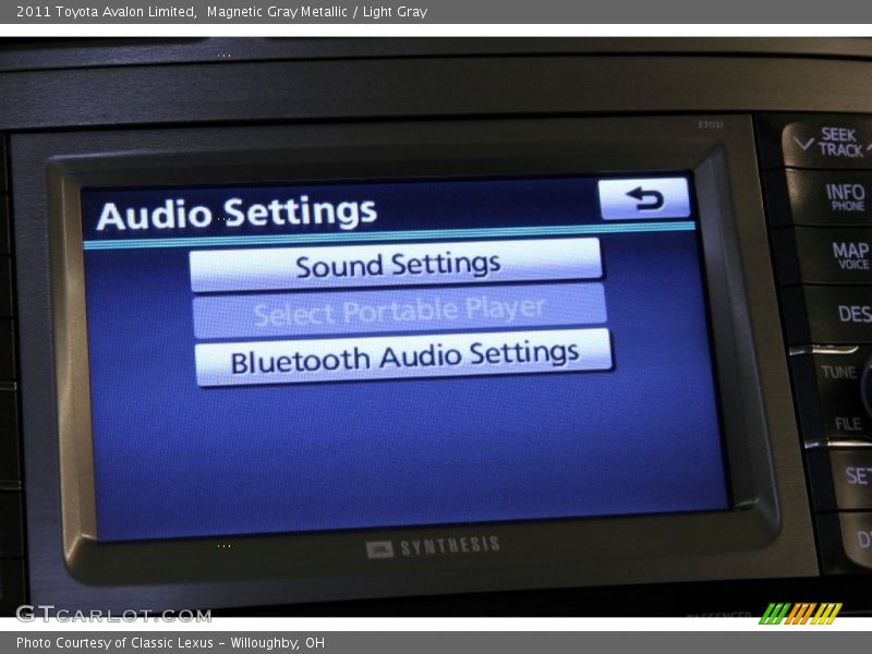 Magnetic Gray Metallic / Light Gray 2011 Toyota Avalon Limited