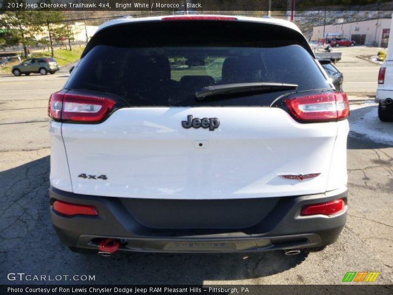 Bright White / Morocco - Black 2014 Jeep Cherokee Trailhawk 4x4