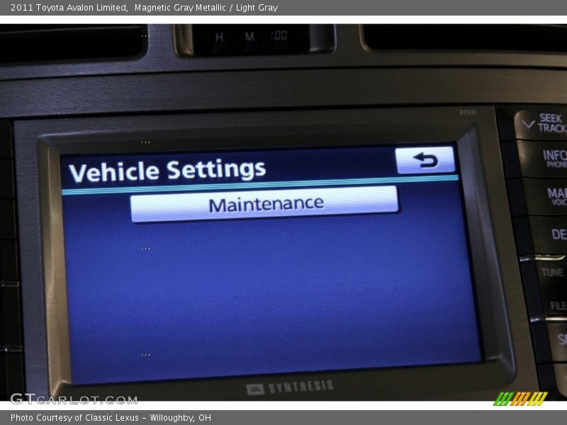 Magnetic Gray Metallic / Light Gray 2011 Toyota Avalon Limited