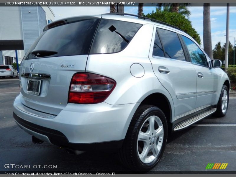 Iridium Silver Metallic / Ash Grey 2008 Mercedes-Benz ML 320 CDI 4Matic