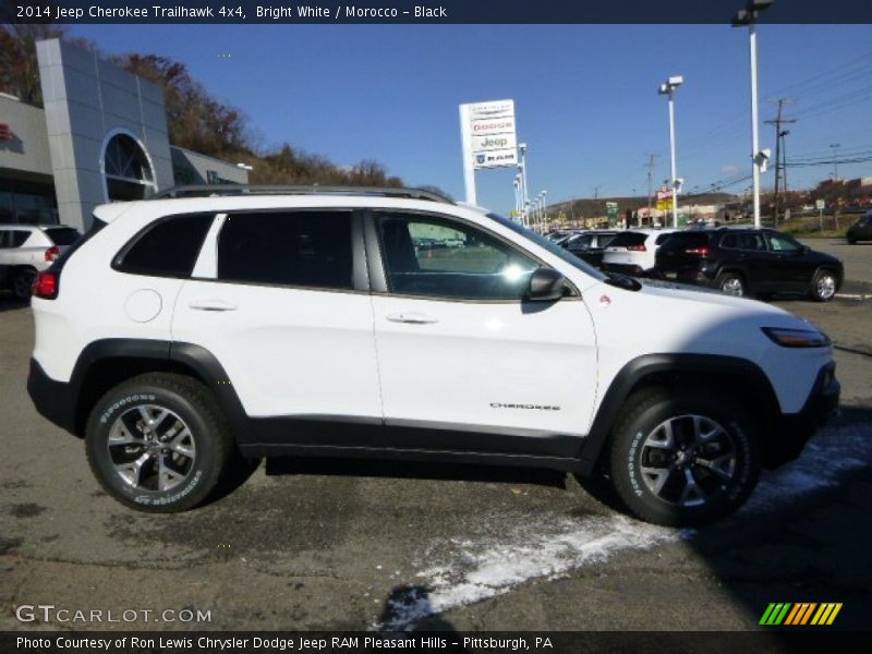 Bright White / Morocco - Black 2014 Jeep Cherokee Trailhawk 4x4