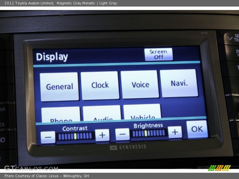 Magnetic Gray Metallic / Light Gray 2011 Toyota Avalon Limited