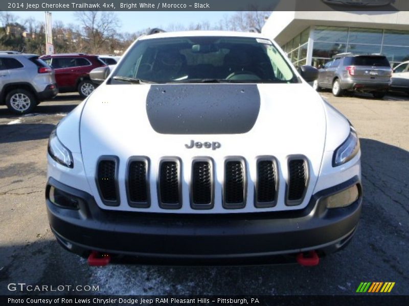Bright White / Morocco - Black 2014 Jeep Cherokee Trailhawk 4x4