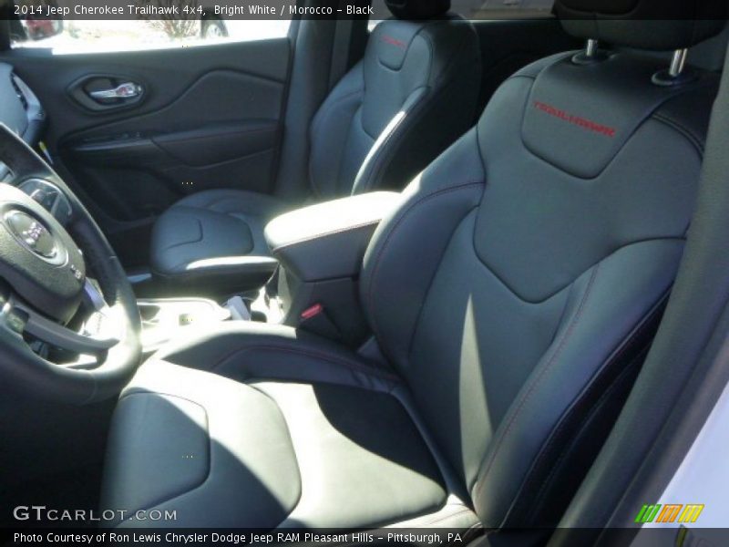 Front Seat of 2014 Cherokee Trailhawk 4x4