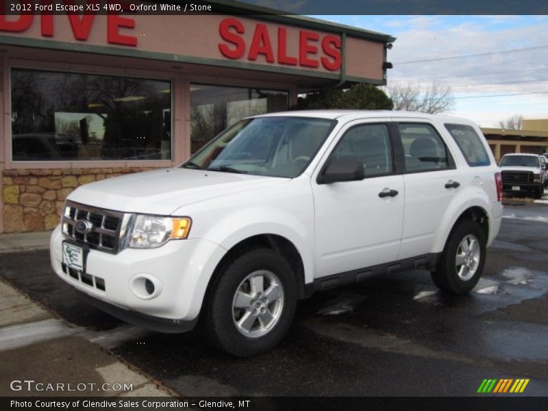 Oxford White / Stone 2012 Ford Escape XLS 4WD