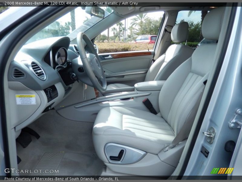 Iridium Silver Metallic / Ash Grey 2008 Mercedes-Benz ML 320 CDI 4Matic