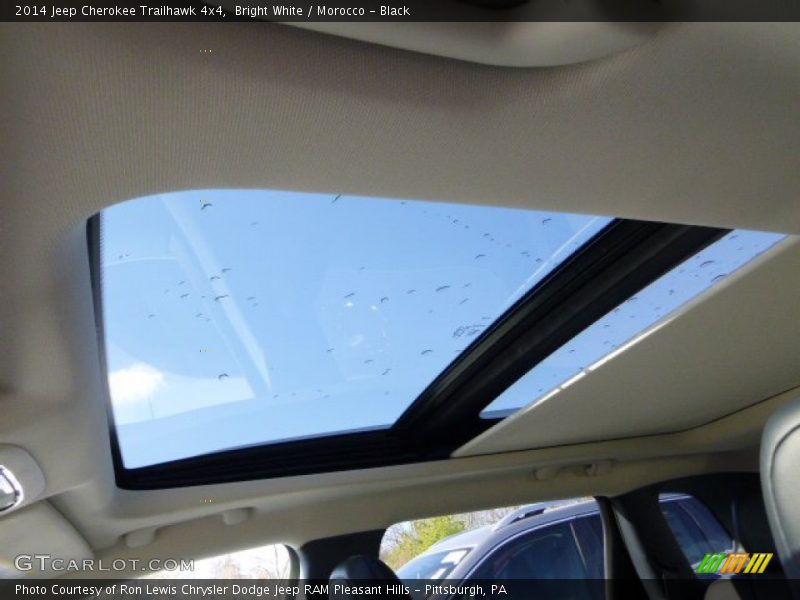 Sunroof of 2014 Cherokee Trailhawk 4x4