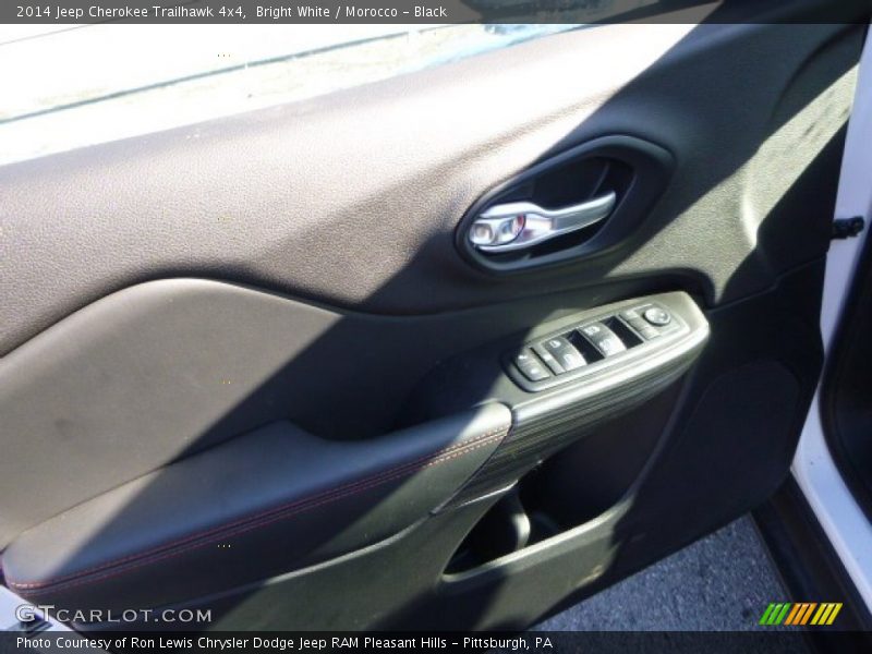Bright White / Morocco - Black 2014 Jeep Cherokee Trailhawk 4x4