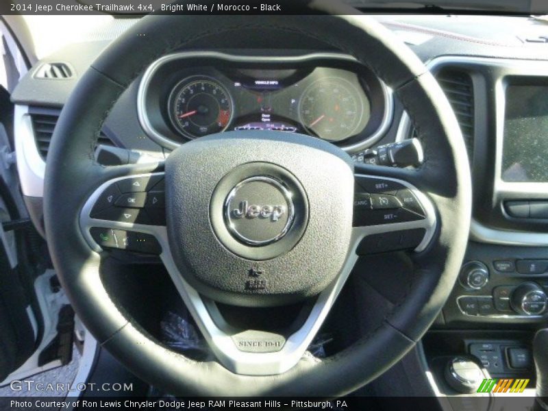 Bright White / Morocco - Black 2014 Jeep Cherokee Trailhawk 4x4