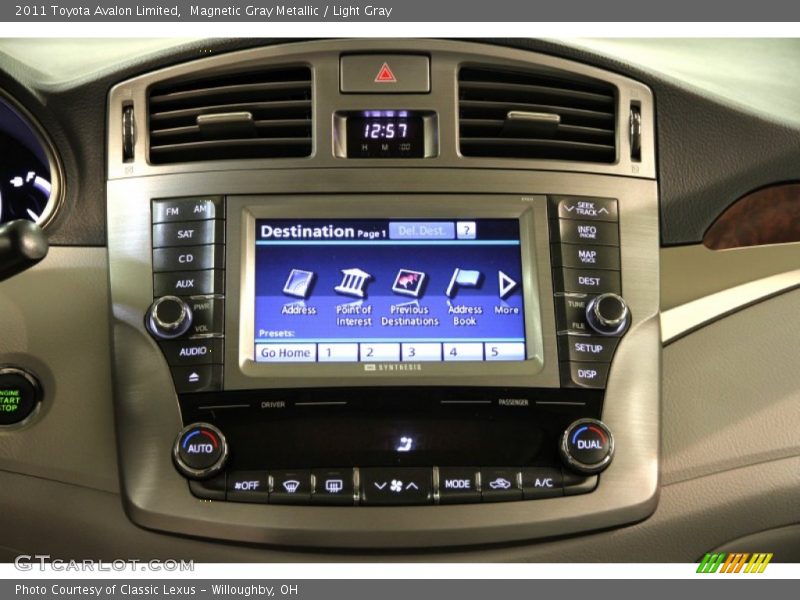 Magnetic Gray Metallic / Light Gray 2011 Toyota Avalon Limited