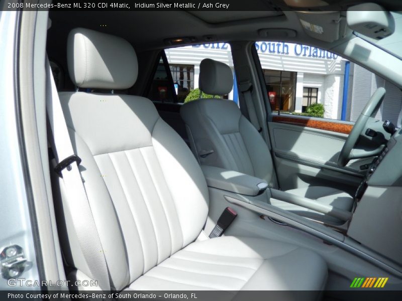 Iridium Silver Metallic / Ash Grey 2008 Mercedes-Benz ML 320 CDI 4Matic