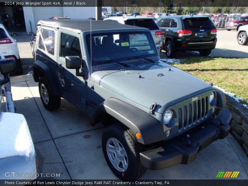 Anvil / Black 2014 Jeep Wrangler Sport 4x4