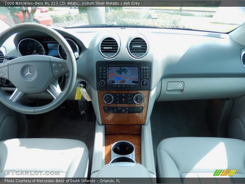Iridium Silver Metallic / Ash Grey 2008 Mercedes-Benz ML 320 CDI 4Matic