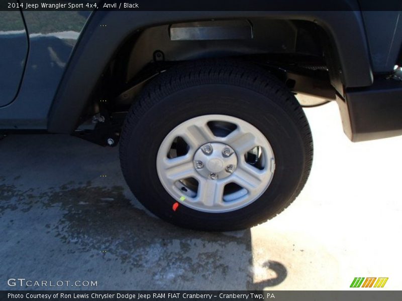 Anvil / Black 2014 Jeep Wrangler Sport 4x4