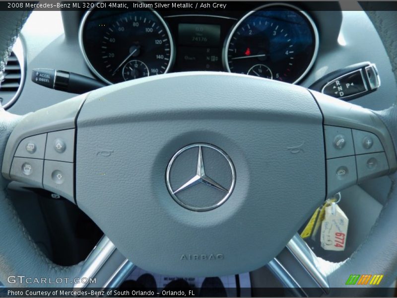 Iridium Silver Metallic / Ash Grey 2008 Mercedes-Benz ML 320 CDI 4Matic