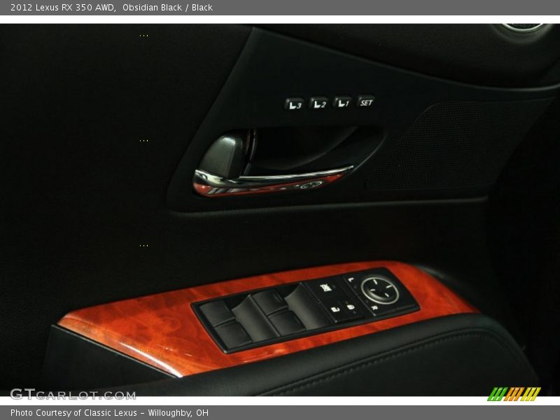 Obsidian Black / Black 2012 Lexus RX 350 AWD
